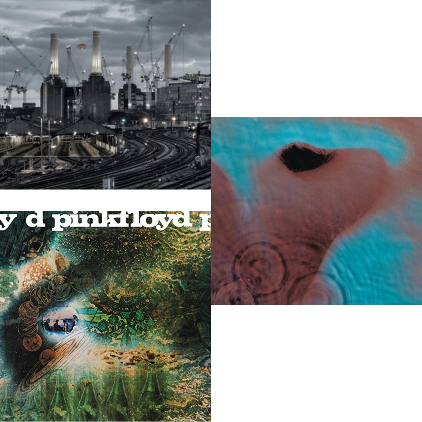 This is a 3 LP Vinyl SKU bundle.
1.This LP Vinyl is brand new.Format: LP VinylMusic Style: Prog RockThis item's title is: Animals (2018 Remix) (180G)Artist: Pink FloydLabel: Pink Floyd RecordsBarcode: 190758768519Release Date: 9/16/2022
2.This LP Vinyl is brand new.