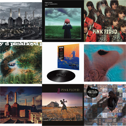 This is a 9 LP Vinyl SKU bundle.
1.This LP Vinyl is brand new.Format: LP VinylMusic Style: Prog RockThis item's title is: Animals (2018 Remix) (180G)Artist: Pink FloydLabel: Pink Floyd RecordsBarcode: 190758768519Release Date: 9/16/2022
2.This LP Vinyl is brand new.
