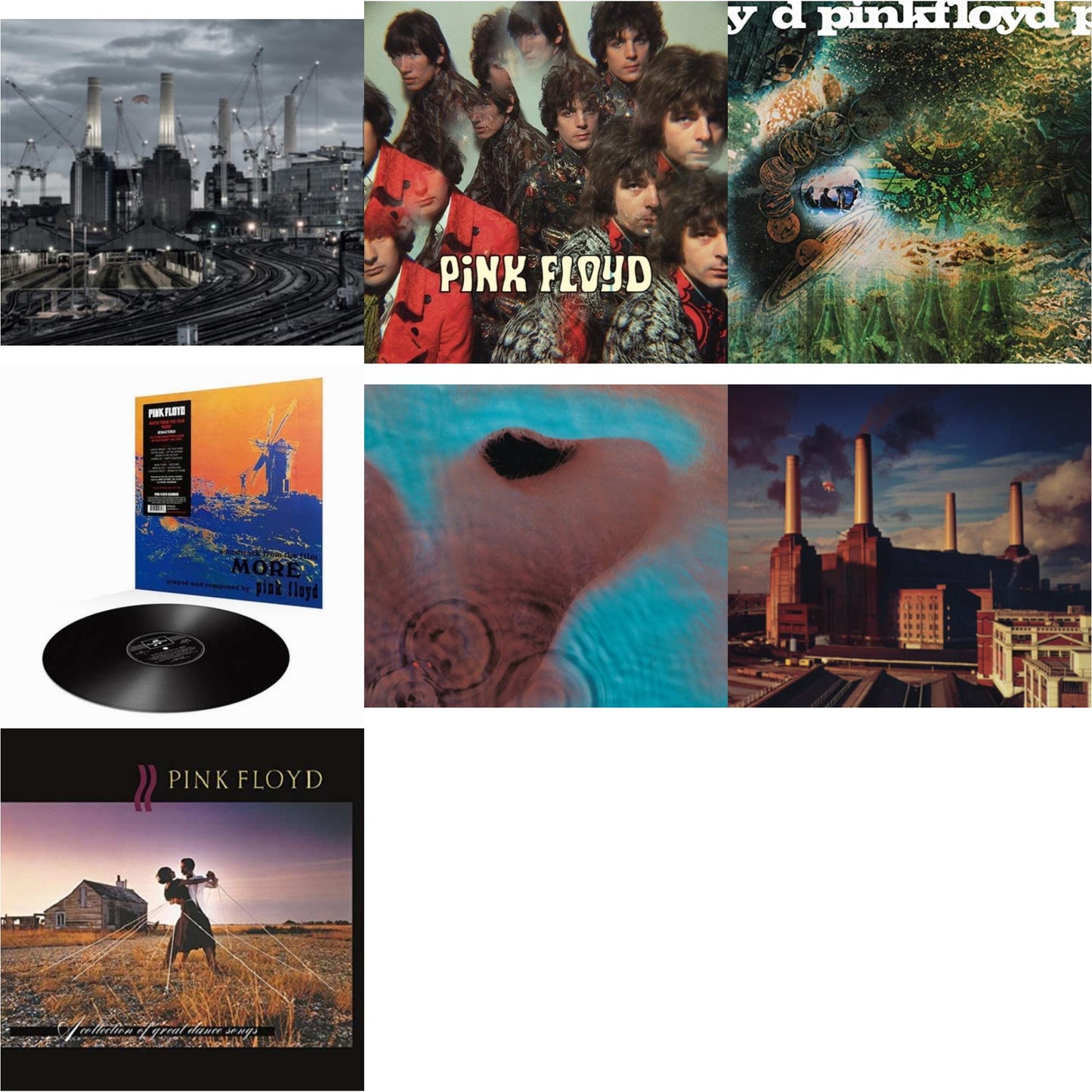 This is a 7 LP Vinyl SKU bundle.
1.This LP Vinyl is brand new.Format: LP VinylMusic Style: Prog RockThis item's title is: Animals (2018 Remix) (180G)Artist: Pink FloydLabel: Pink Floyd RecordsBarcode: 190758768519Release Date: 9/16/2022
2.This LP Vinyl is brand new.