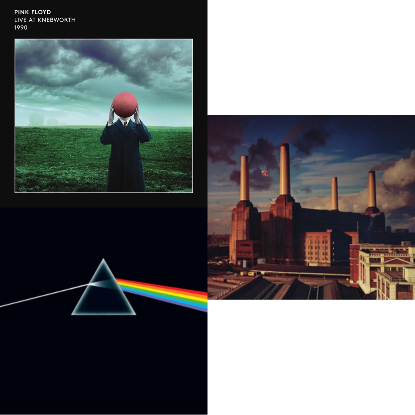 Live At Knebworth 1990 (2LP/180G/45 RPM) & Dark Side Of The Moon (50Th Anniversary Remaster) & Animals (180G) (2016 Version)