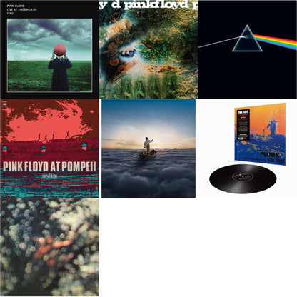 Live At Knebworth 1990 (2LP/180G/45 RPM) & Saucerful Of Secrets (Mono/180G) & Dark Side Of The Moon (50Th Anniversary Remaster) & Pink Floyd At Pompeii - Mcmlxxii (2LP) & Endless River (2LP/180G) & More (180G) & Obscured By Clouds (180G/2016 Version)