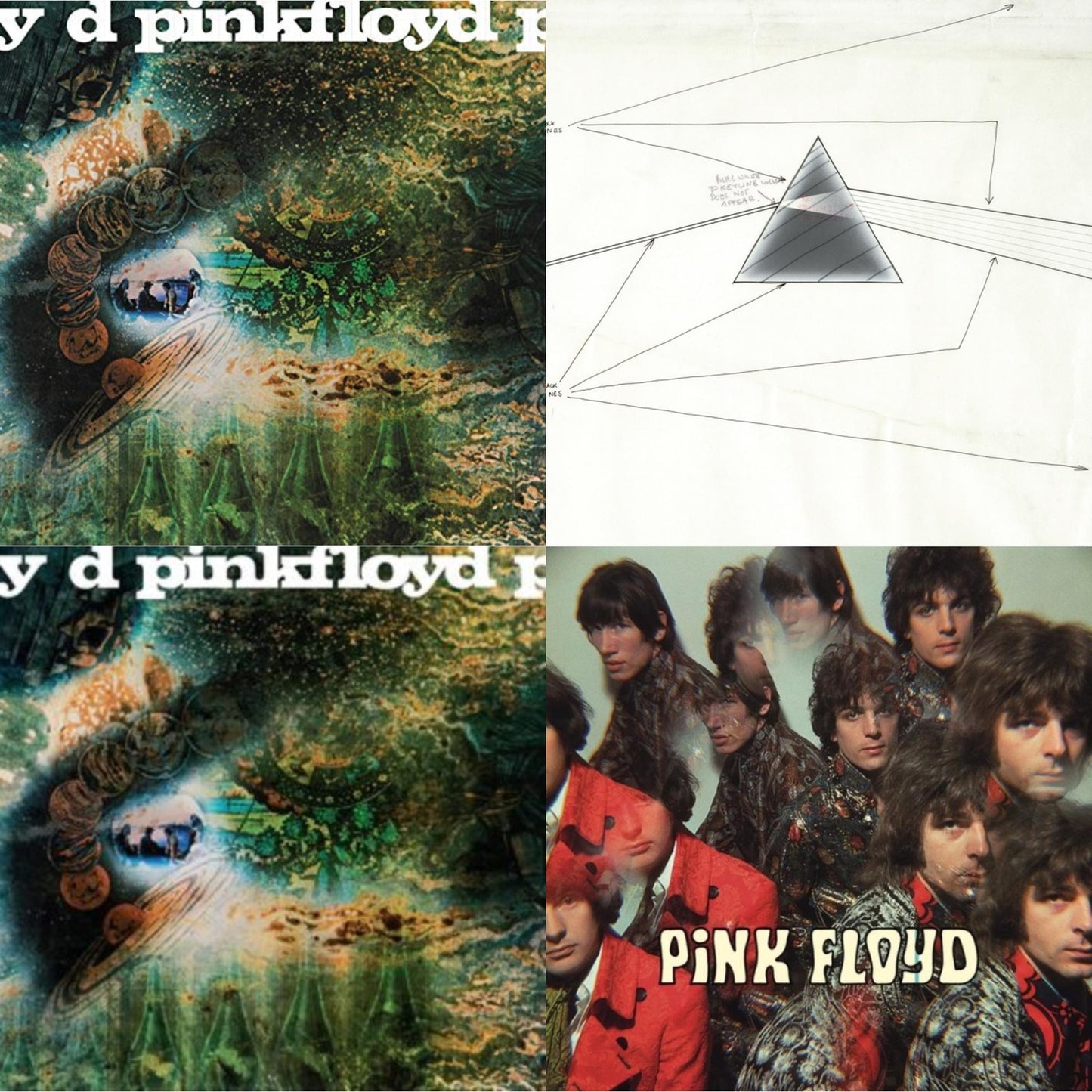 Piper At The Gates Of Dawn (Mono Version) & Saucerful Of Secrets (Mono/180G) & Dark Side Of The Moon Live At Wembley Empire Pool 1974 & Saucerful Of Secrets (180G)