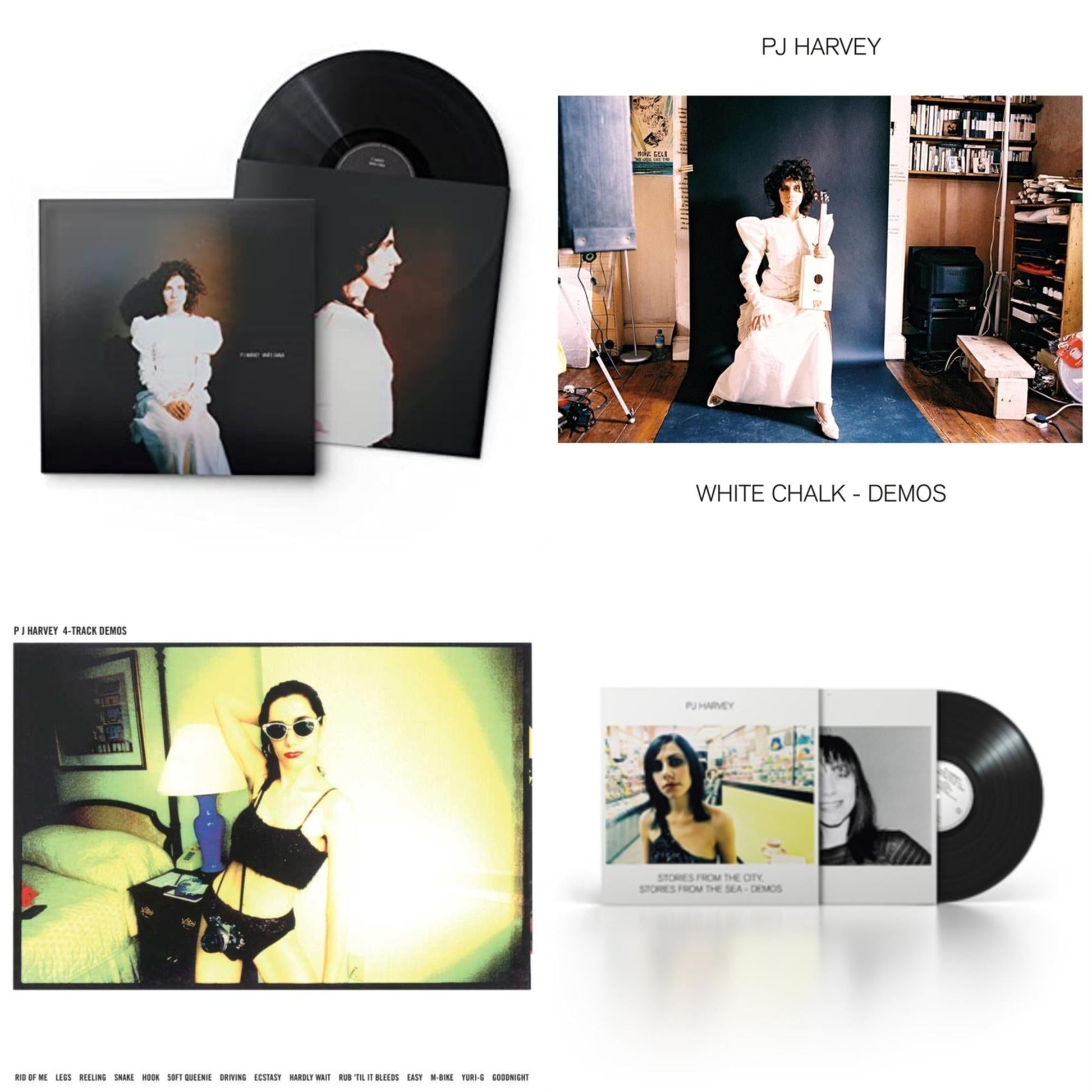 This is a 4 LP Vinyl SKU bundle.
1.This LP Vinyl is brand new.Format: LP VinylMusic Style: Indie RockThis item's title is: White ChalkArtist: Pj HarveyLabel: ISLANDBarcode: 602507253479Release Date: 6/25/2021
2.This LP Vinyl is brand new.
