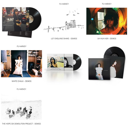 This is a 7 LP Vinyl SKU bundle.
1.This LP Vinyl is brand new.Format: LP VinylThis item's title is: Uh Huh Her (Demos)Artist: Pj HarveyLabel: ISLANDBarcode: 602507253240Release Date: 4/30/2021
2.This LP Vinyl is brand new.