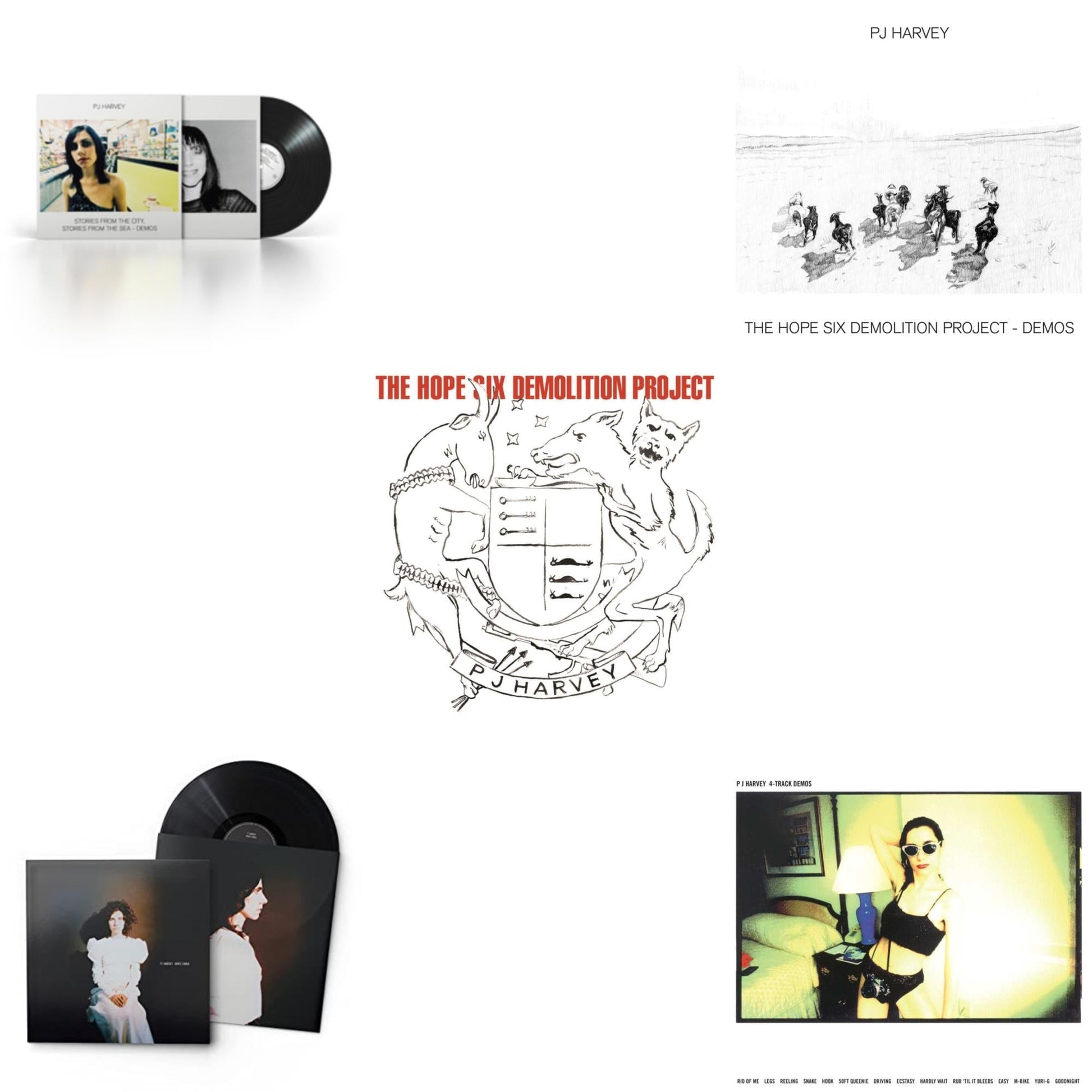This is a 5 LP Vinyl SKU bundle.
1.This LP Vinyl is brand new.Format: LP VinylMusic Style: Indie RockThis item's title is: White ChalkArtist: Pj HarveyLabel: ISLANDBarcode: 602507253479Release Date: 6/25/2021
2.This LP Vinyl is brand new.