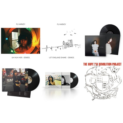 This is a 6 LP Vinyl SKU bundle.
1.This LP Vinyl is brand new.Format: LP VinylThis item's title is: Uh Huh Her (Demos)Artist: Pj HarveyLabel: ISLANDBarcode: 602507253240Release Date: 4/30/2021
2.This LP Vinyl is brand new.