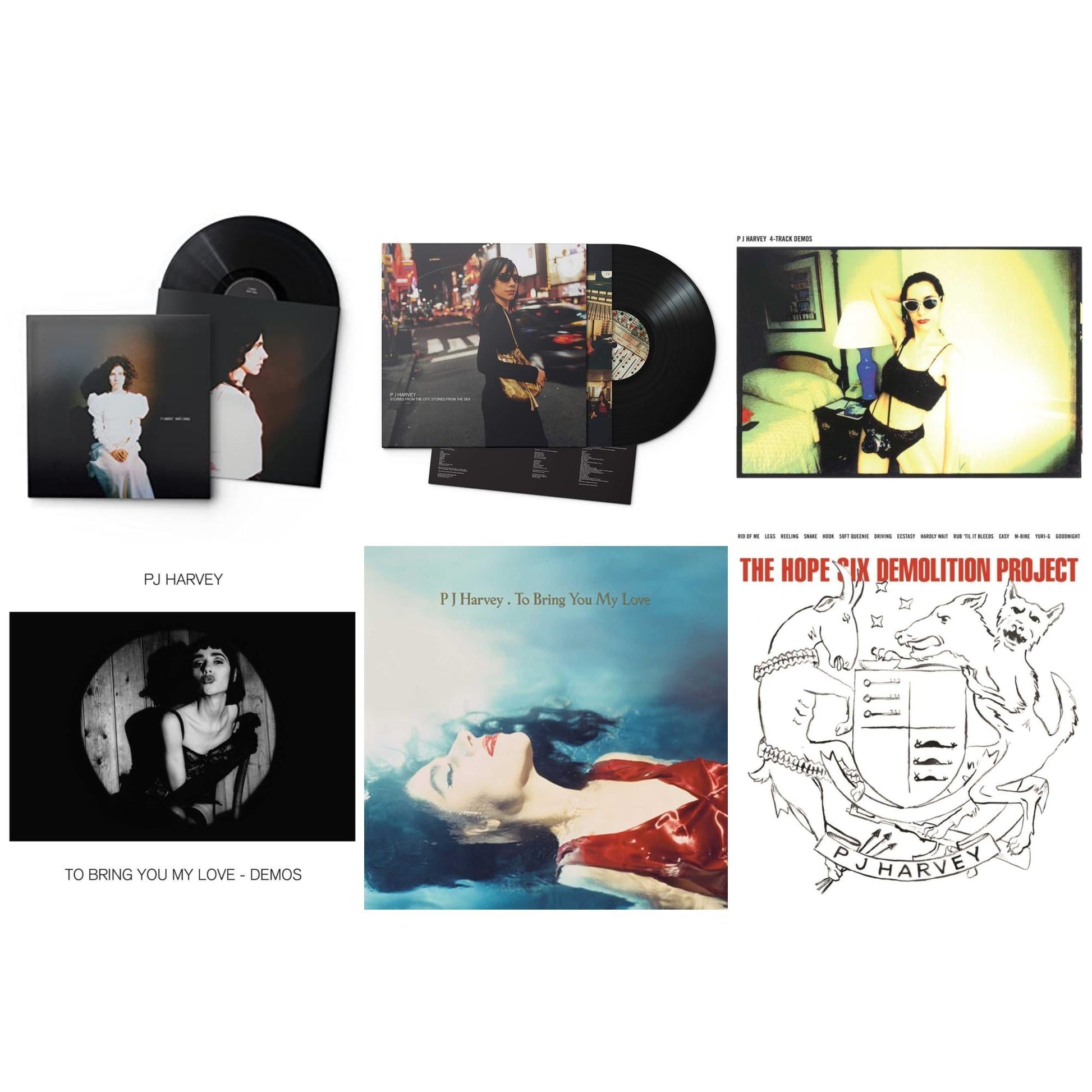 This is a 6 LP Vinyl SKU bundle.
1.This LP Vinyl is brand new.Format: LP VinylMusic Style: Indie RockThis item's title is: White ChalkArtist: Pj HarveyLabel: ISLANDBarcode: 602507253479Release Date: 6/25/2021
2.This LP Vinyl is brand new.