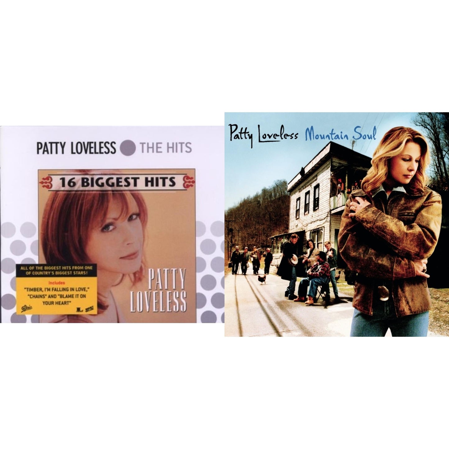 This is a 2 CD SKU bundle.
1.This CD is brand new.Format: CDThis item's title is: 16 Biggest HitsArtist: Patty LovelessLabel: LEGACYBarcode: 886970335126Release Date: 3/27/2007
2.This CD is brand new.