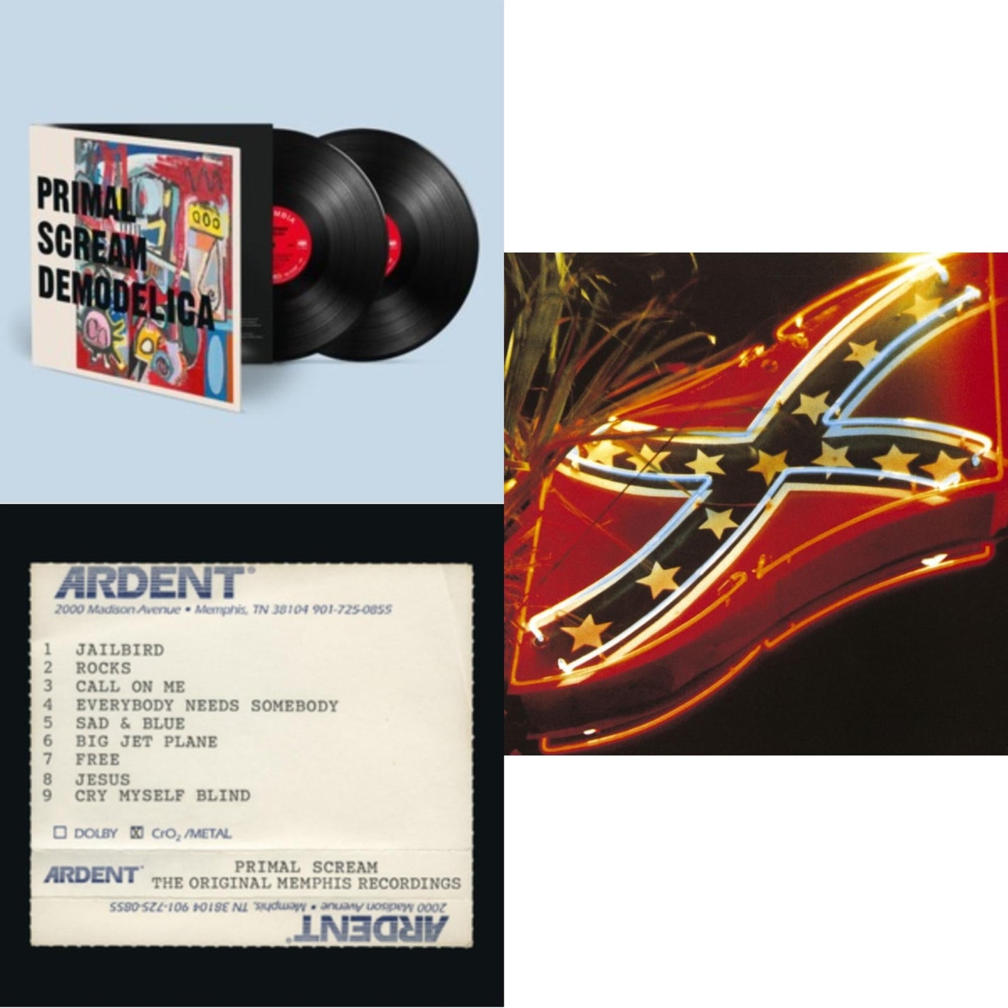 This is a 3 LP Vinyl SKU bundle.
1.This LP Vinyl is brand new.Format: LP VinylThis item's title is: Give Out But Don't Give Up (The Original Memphis Recordings) (3LP/140G)Artist: Primal ScreamLabel: RUN OUT GROOVEBarcode: 081227906207Release Date: 9/10/2021
2.This LP Vinyl is brand new.