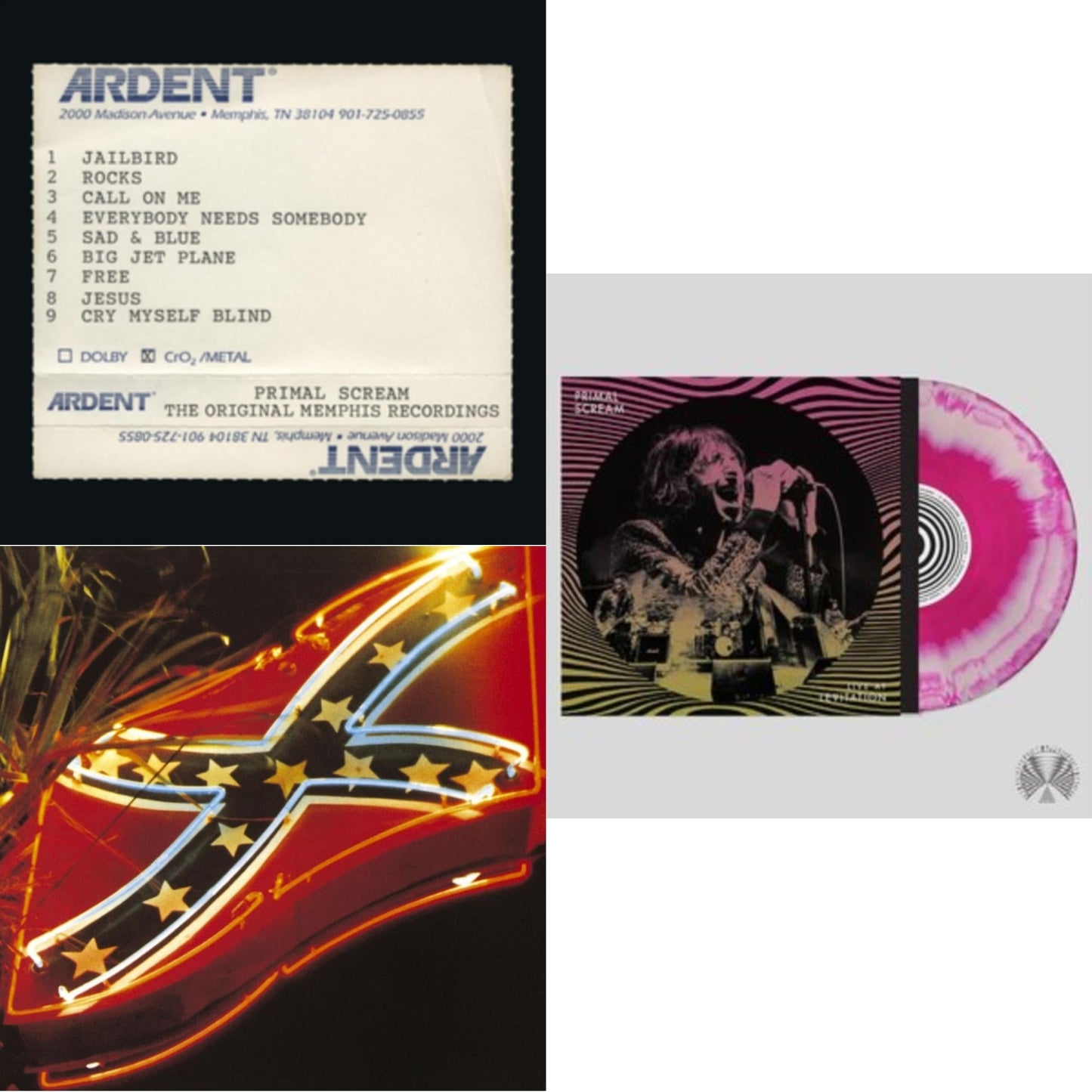 This is a 3 LP Vinyl SKU bundle.
1.This LP Vinyl is brand new.Format: LP VinylThis item's title is: Give Out But Don't Give Up (The Original Memphis Recordings) (3LP/140G)Artist: Primal ScreamLabel: RUN OUT GROOVEBarcode: 081227906207Release Date: 9/10/2021
2.This LP Vinyl is brand new.