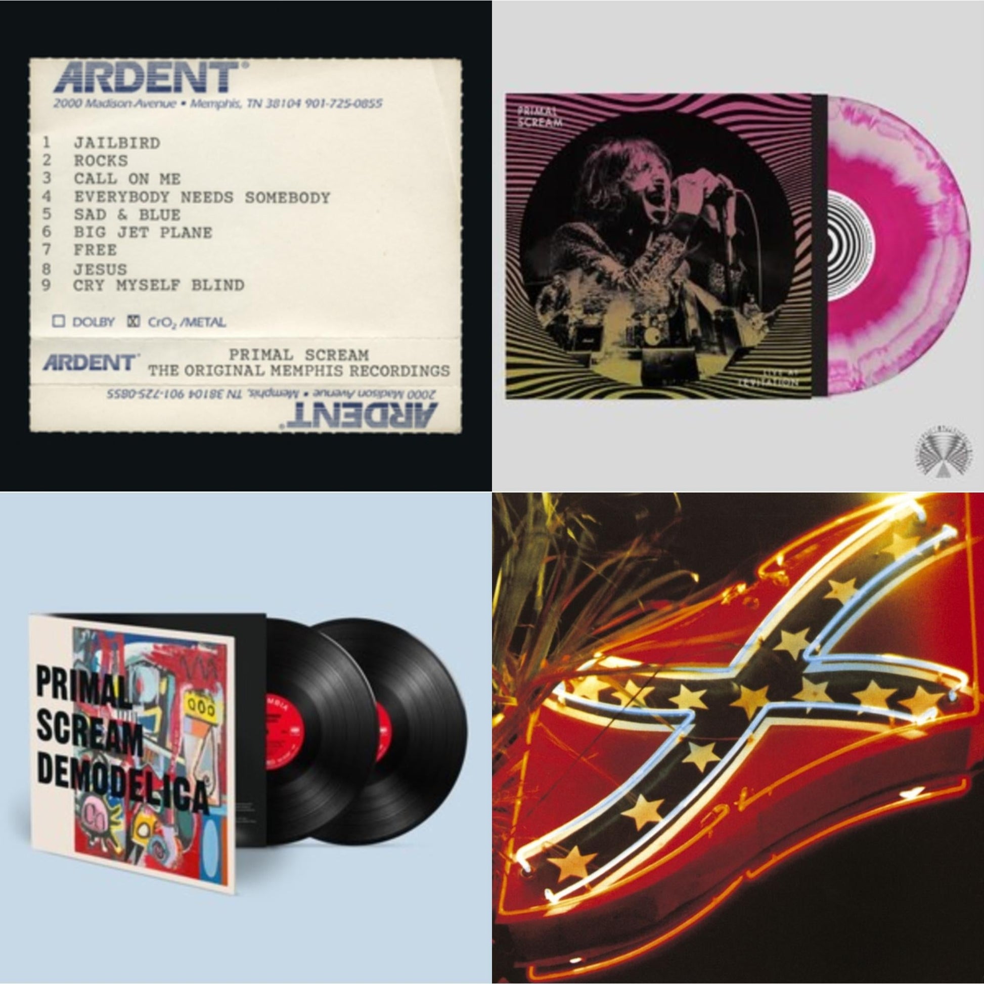 This is a 4 LP Vinyl SKU bundle.
1.This LP Vinyl is brand new.Format: LP VinylMusic Style: Pop RockThis item's title is: Give Out But Don’T Give UpArtist: Primal ScreamLabel: SONYBarcode: 190758157412Release Date: 10/12/2018
2.This LP Vinyl is brand new.