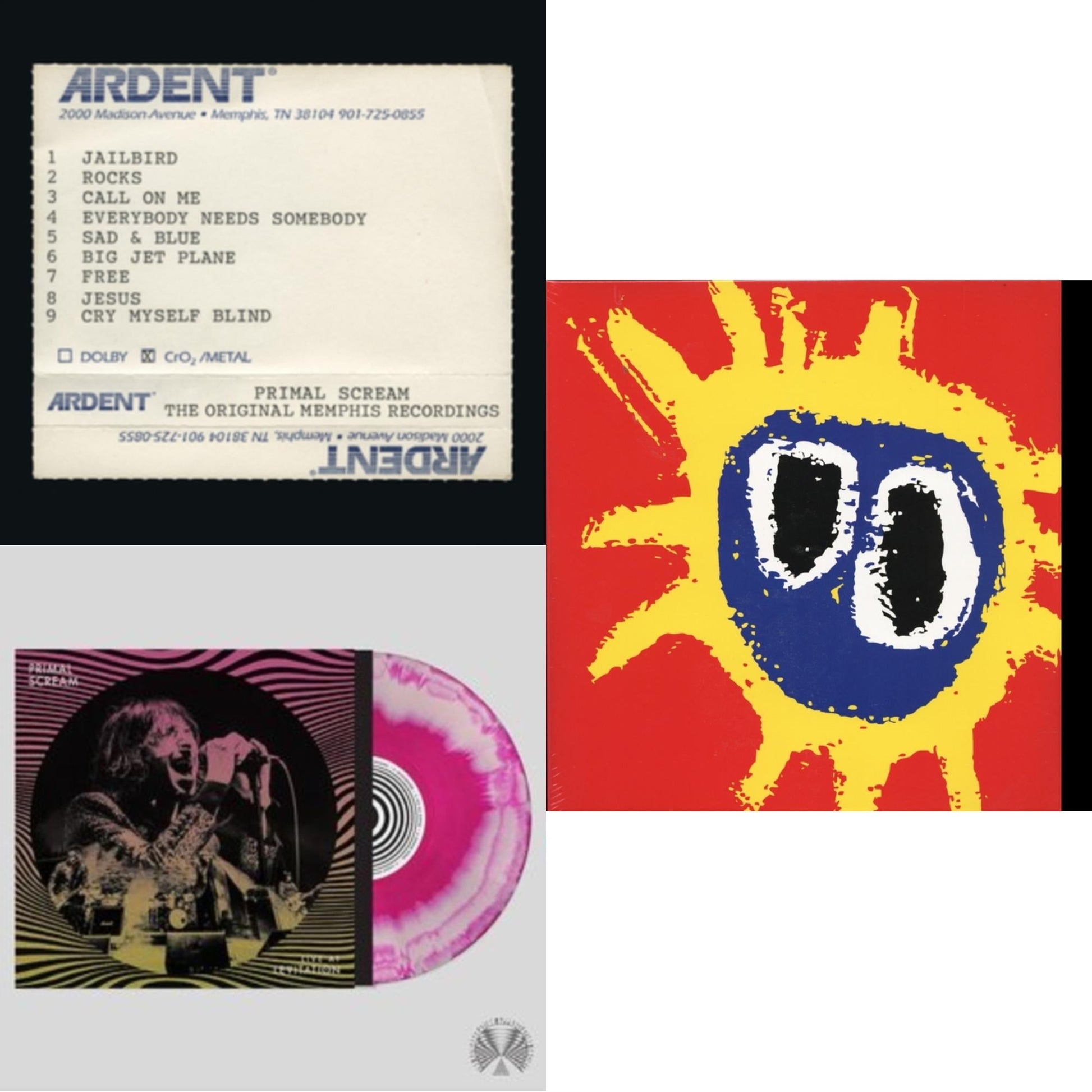 This is a 3 LP Vinyl SKU bundle.
1.This LP Vinyl is brand new.Format: LP VinylMusic Style: Pop RockThis item's title is: Give Out But Don’T Give UpArtist: Primal ScreamLabel: SONYBarcode: 190758157412Release Date: 10/12/2018
2.This LP Vinyl is brand new.