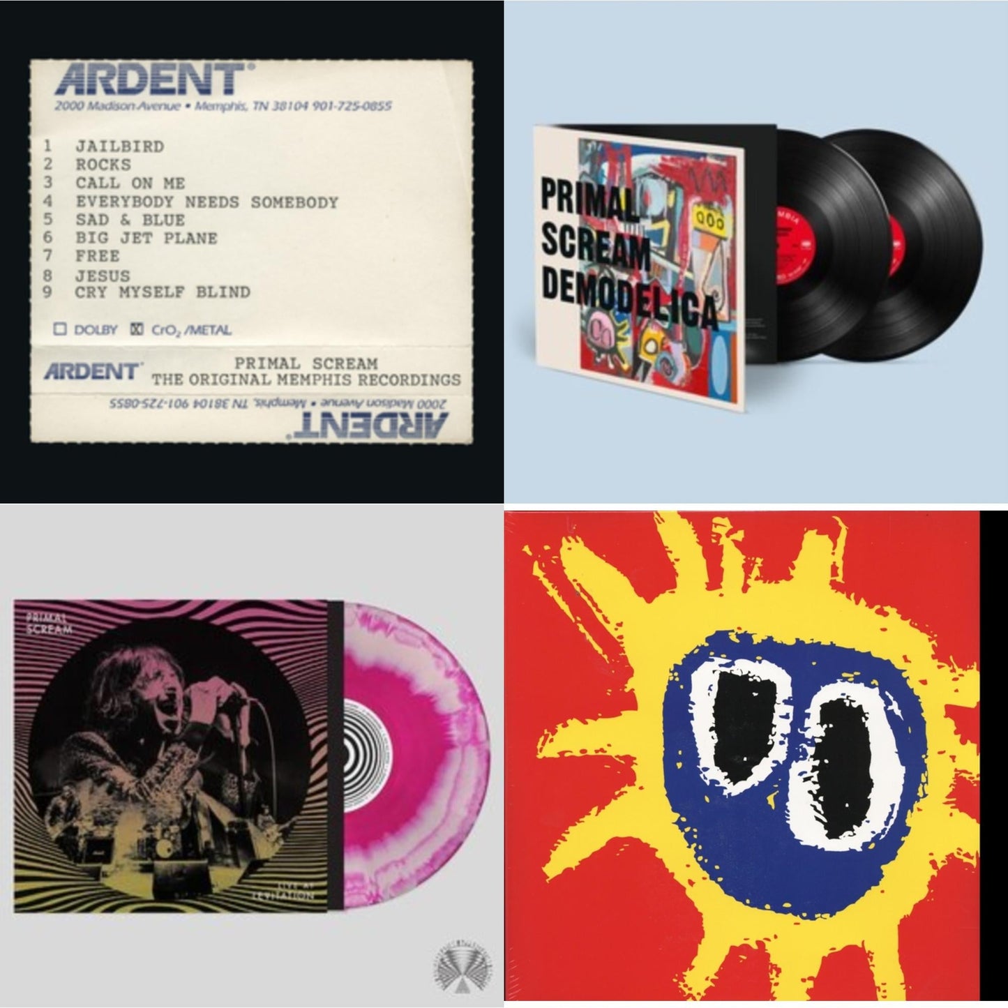 This is a 4 LP Vinyl SKU bundle.
1.This LP Vinyl is brand new.Format: LP VinylMusic Style: Pop RockThis item's title is: Give Out But Don’T Give UpArtist: Primal ScreamLabel: SONYBarcode: 190758157412Release Date: 10/12/2018
2.This LP Vinyl is brand new.