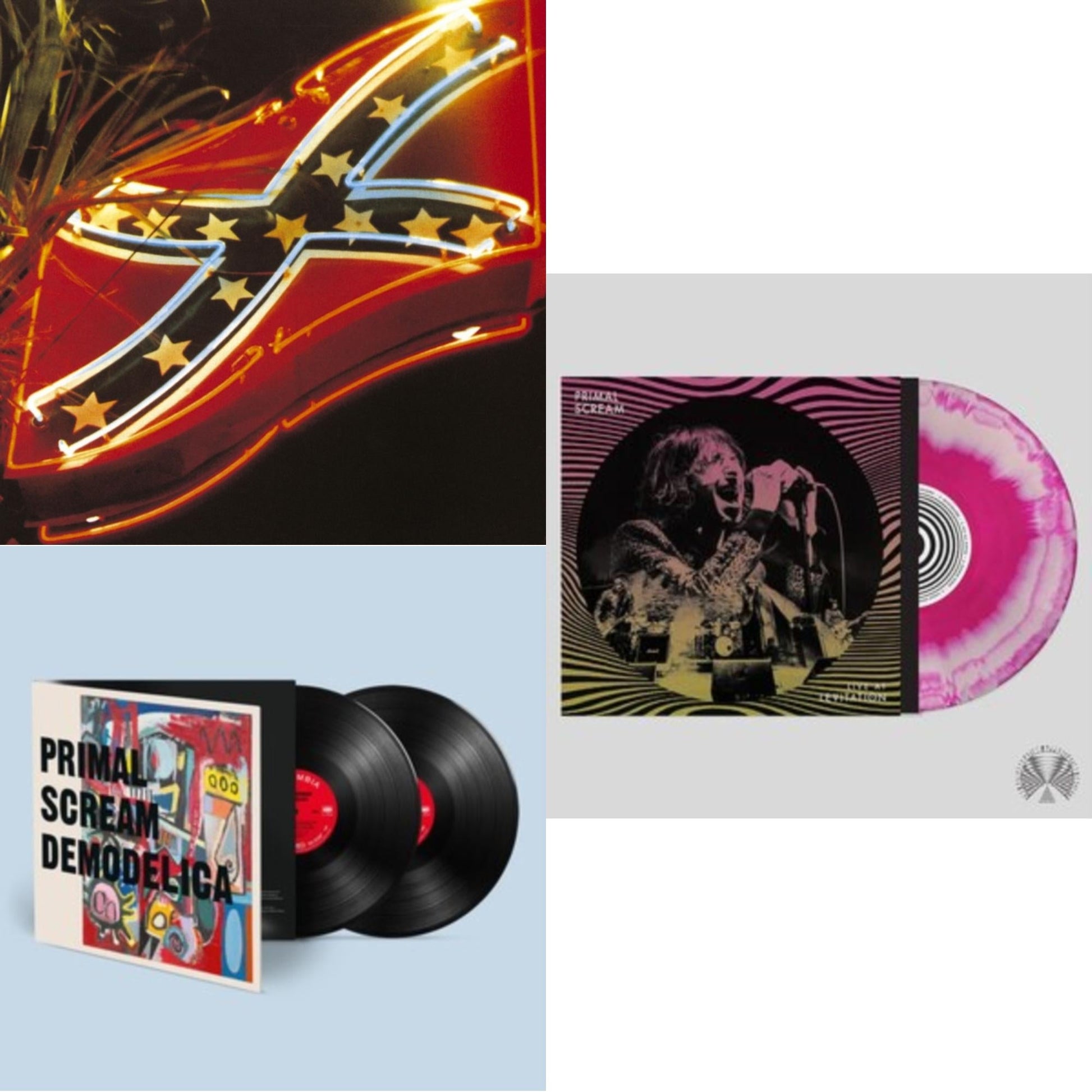 This is a 3 LP Vinyl SKU bundle.
1.This LP Vinyl is brand new.Format: LP VinylThis item's title is: Give Out But Don't Give Up (The Original Memphis Recordings) (3LP/140G)Artist: Primal ScreamLabel: RUN OUT GROOVEBarcode: 081227906207Release Date: 9/10/2021
2.This LP Vinyl is brand new.