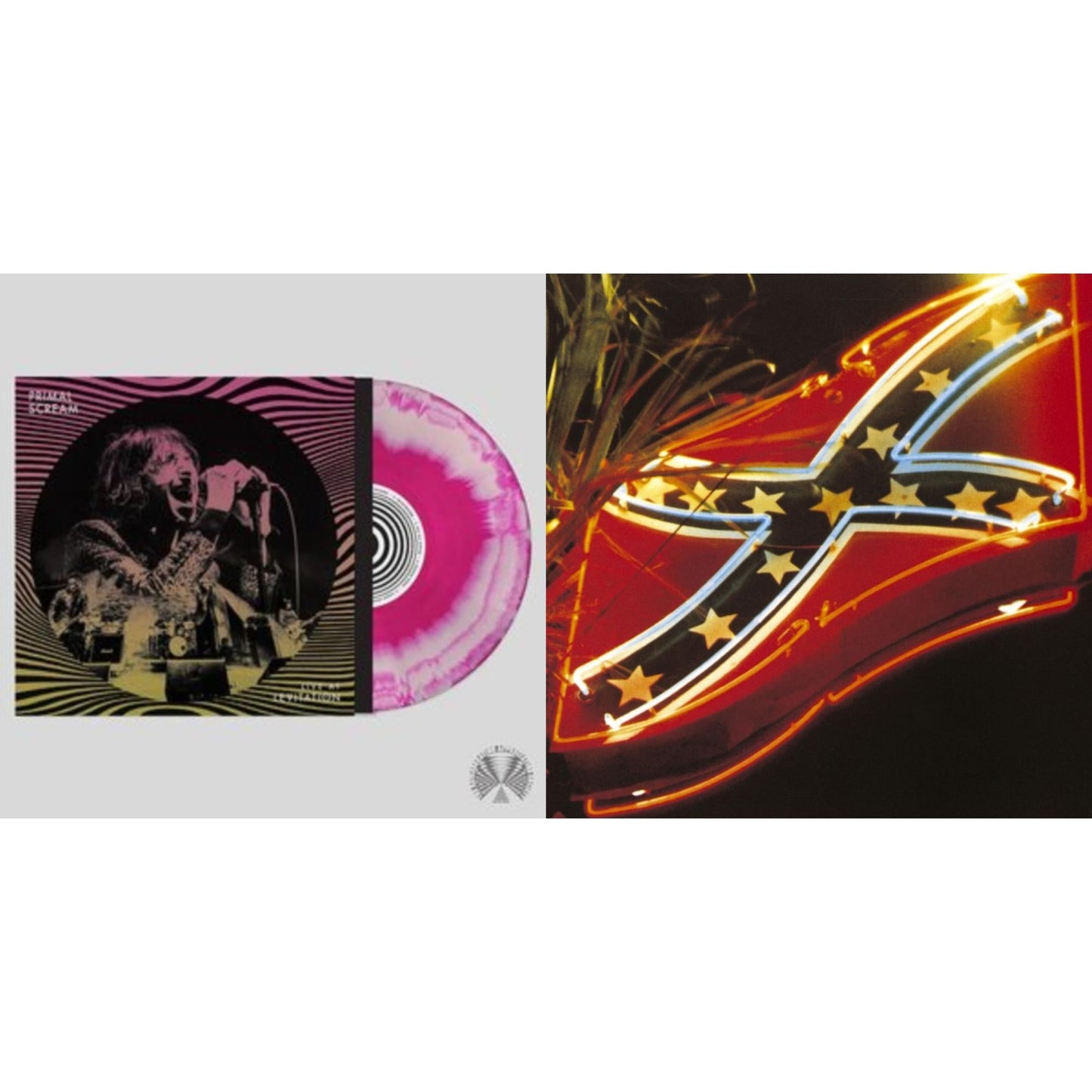 This is a 2 LP Vinyl SKU bundle.
1.This LP Vinyl is brand new.Format: LP VinylThis item's title is: Give Out But Don't Give Up (The Original Memphis Recordings) (3LP/140G)Artist: Primal ScreamLabel: RUN OUT GROOVEBarcode: 081227906207Release Date: 9/10/2021
2.This LP Vinyl is brand new.