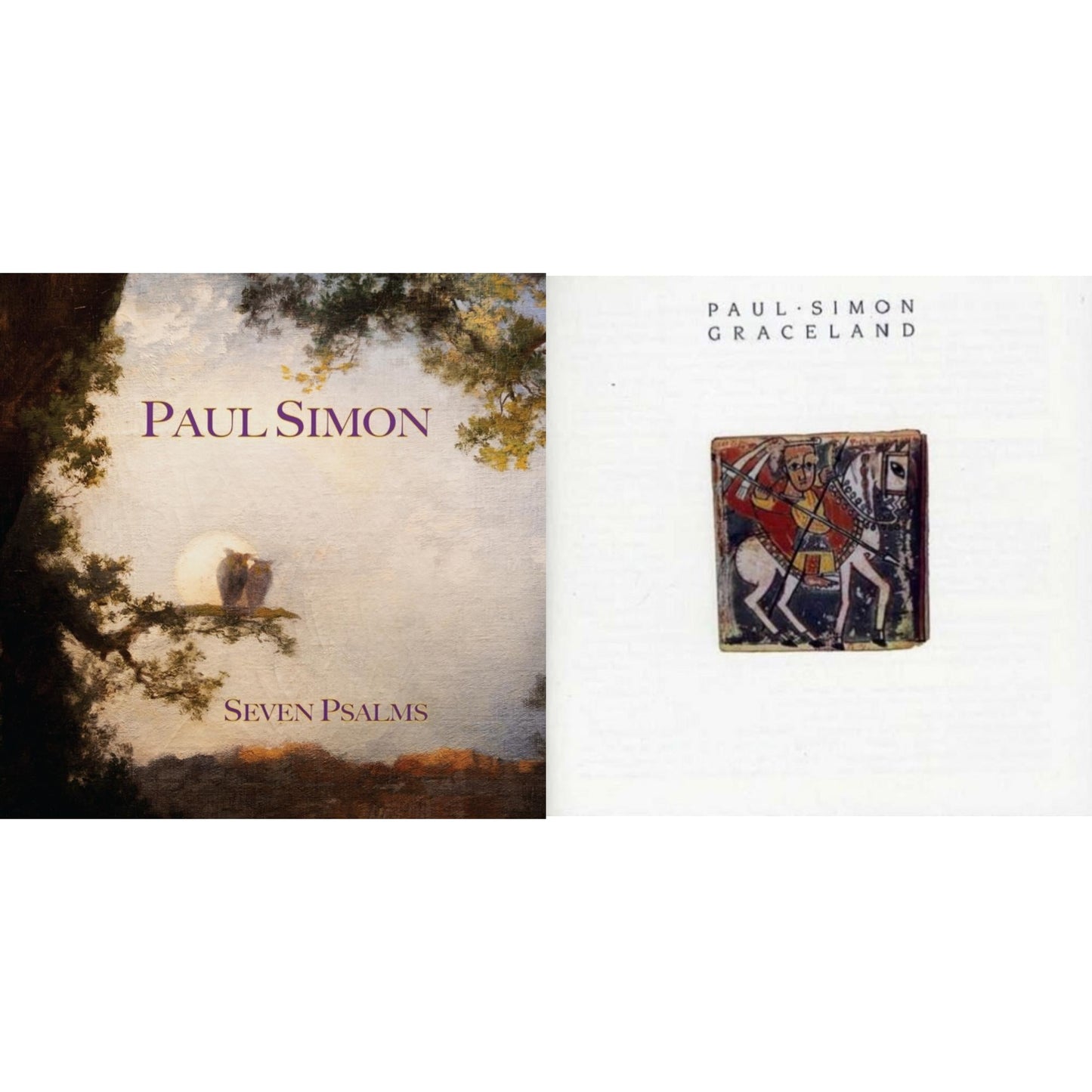 This is a 2 CD SKU bundle.
1.This CD is brand new.Format: CDThis item's title is: Seven PsalmsArtist: Paul SimonLabel: LEGACYBarcode: 196587791124Release Date: 5/19/2023
2.This CD is brand new.