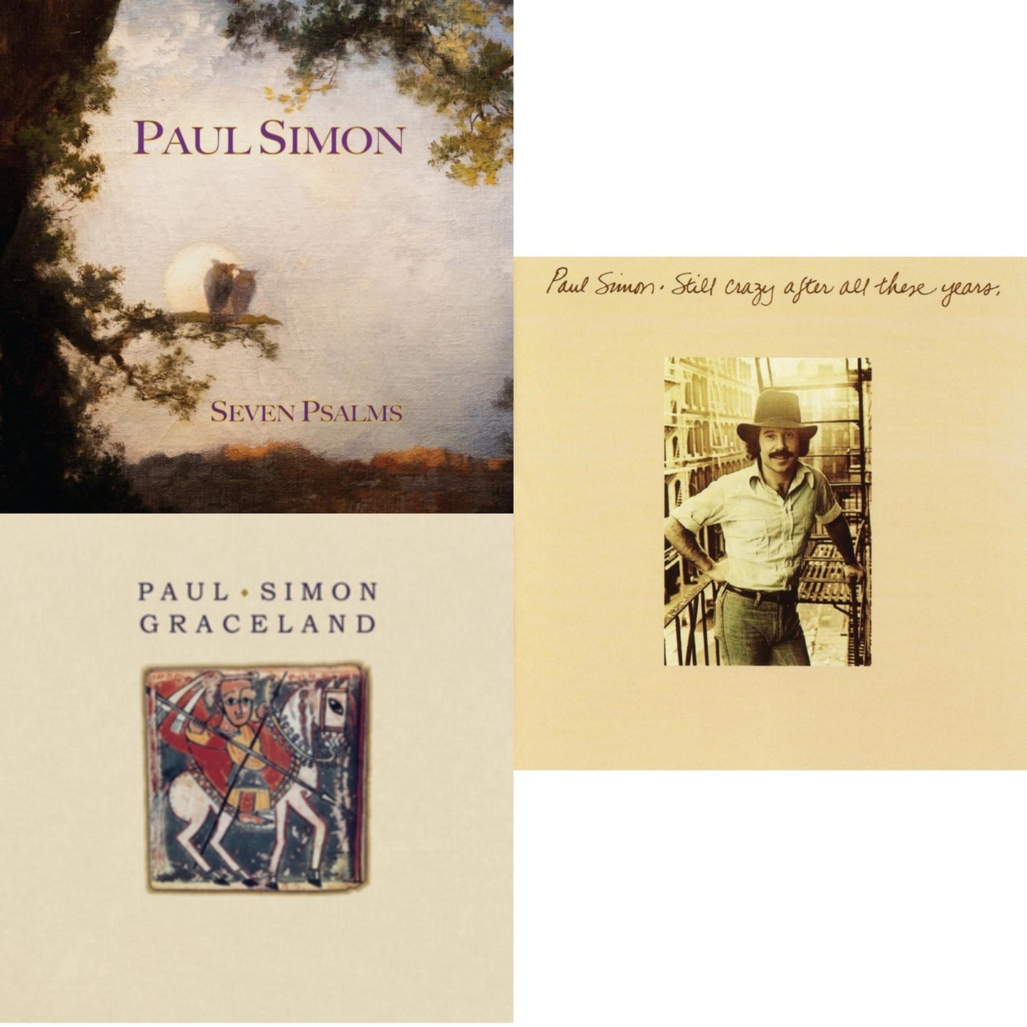 Seven Psalms & Graceland (25Th Anniversary Edition) & Still Crazy After All These Years