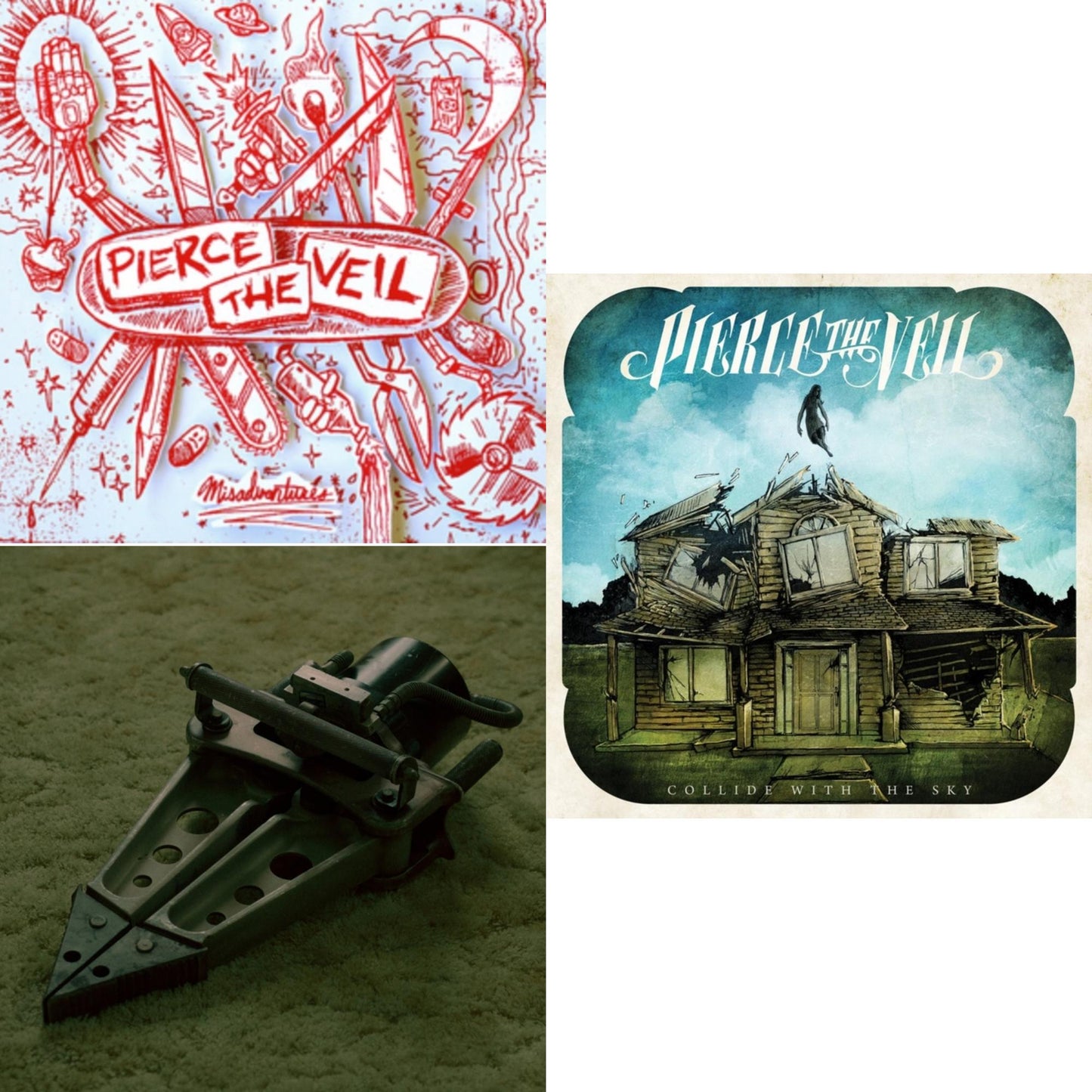 Misadventures & Jaws Of Life & Collide With The Sky (Sea Blue LP Vinyl)