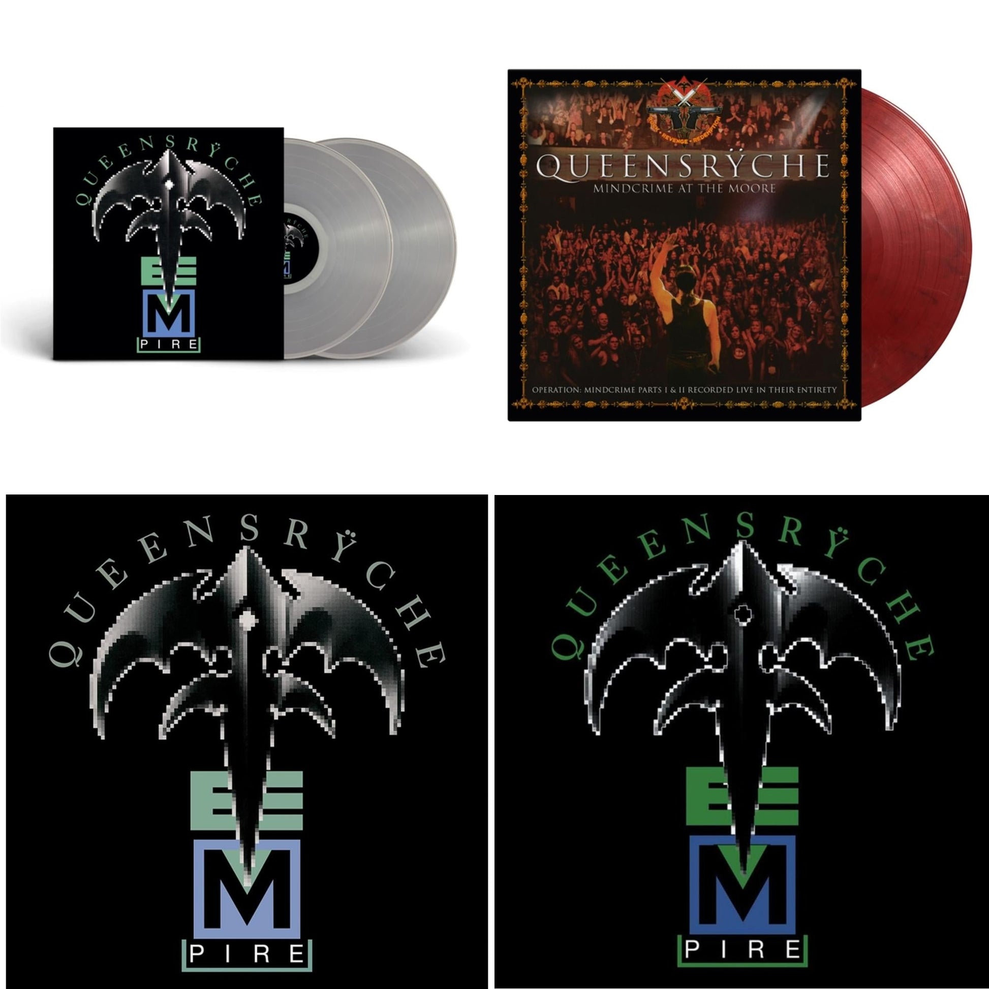 This is a 4 LP Vinyl SKU bundle.
1.This LP Vinyl is brand new.Format: LP VinylMusic Style: Hard RockThis item's title is: Empire (2LP)Artist: QueensrycheLabel: CAPITOLBarcode: 602577118524Release Date: 6/25/2021
2.This LP Vinyl is brand new.