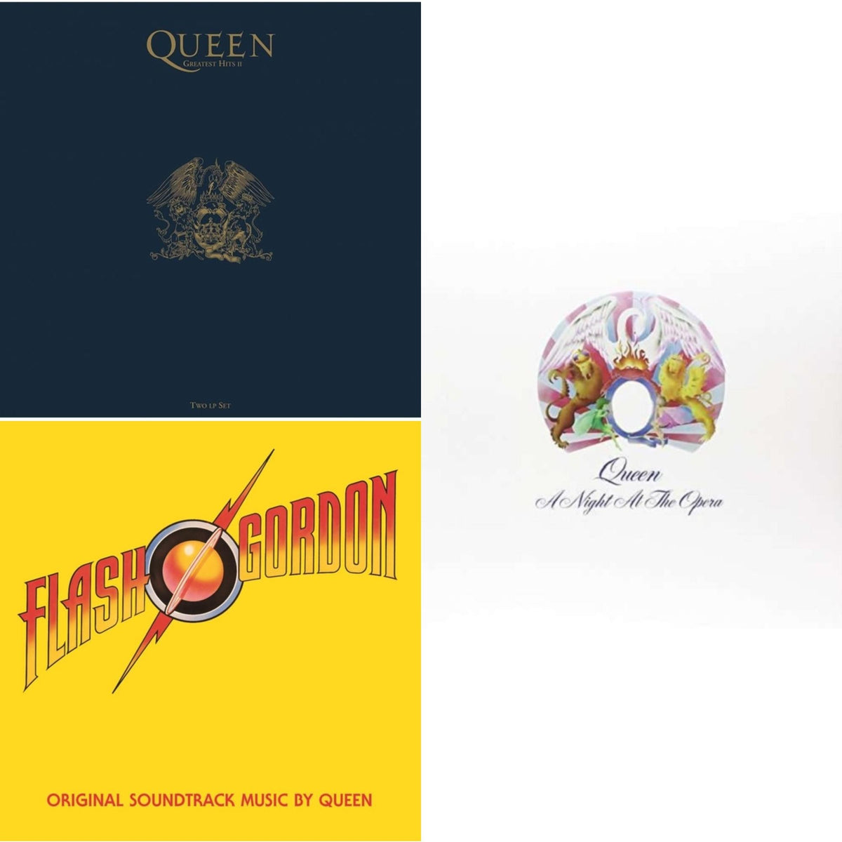 Greatest Hits 2 (180G/Dl Card) & Flash Gordon & Night At The Opera
