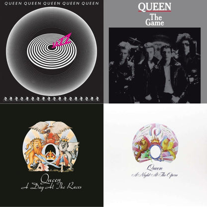 This is a 4 LP Vinyl SKU bundle.
1.This LP Vinyl is brand new.Format: LP VinylMusic Style: Hard RockThis item's title is: JazzArtist: QueenLabel: HOLLYWOOD RECORDSBarcode: 050087400279Release Date: 11/9/2018
2.This LP Vinyl is brand new.