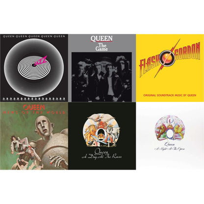 This is a 6 LP Vinyl SKU bundle.
1.This LP Vinyl is brand new.Format: LP VinylMusic Style: Hard RockThis item's title is: JazzArtist: QueenLabel: HOLLYWOOD RECORDSBarcode: 050087400279Release Date: 11/9/2018
2.This LP Vinyl is brand new.