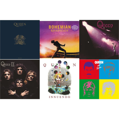 This is a 6 LP Vinyl SKU bundle.
1.This LP Vinyl is brand new.Format: LP VinylMusic Style: Arena RockThis item's title is: Greatest Hits 2 (180G/Dl Card)Artist: QueenLabel: HOLLYWOOD RECORDSBarcode: 050087350673Release Date: 2/10/2017
2.This LP Vinyl is brand new.