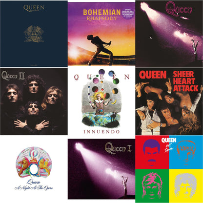 This is a 9 LP Vinyl SKU bundle.
1.This LP Vinyl is brand new.Format: LP VinylMusic Style: Arena RockThis item's title is: Greatest Hits 2 (180G/Dl Card)Artist: QueenLabel: HOLLYWOOD RECORDSBarcode: 050087350673Release Date: 2/10/2017
2.This LP Vinyl is brand new.