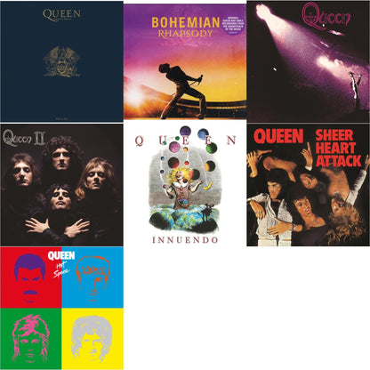 This is a 7 LP Vinyl SKU bundle.
1.This LP Vinyl is brand new.Format: LP VinylMusic Style: Arena RockThis item's title is: Greatest Hits 2 (180G/Dl Card)Artist: QueenLabel: HOLLYWOOD RECORDSBarcode: 050087350673Release Date: 2/10/2017
2.This LP Vinyl is brand new.