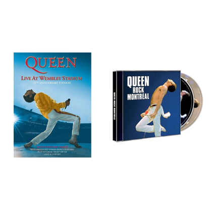 This is a 2 CD SKU bundle.
1.This CD is brand new.Format: CDMusic Style: Pop RockThis item's title is: Live At Wembley Stadium 25Th Anniversary Edition (2DVD/2Shm-CD)Artist: QueenLabel: SONYBarcode: 4988005685551Release Date: 2/8/2019
2.This CD is brand new.