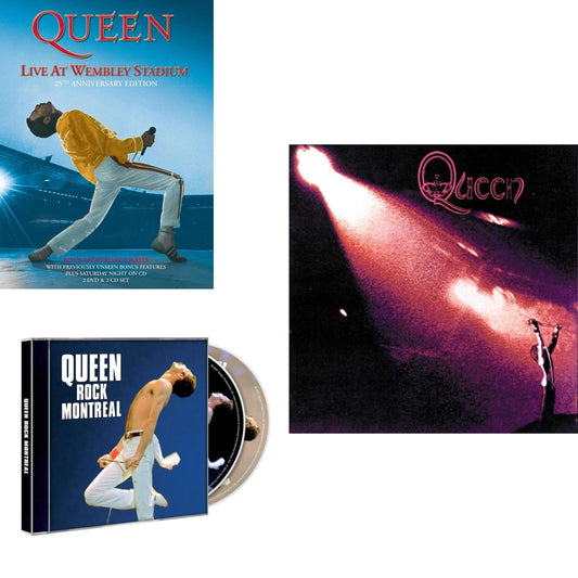 This is a 3 CD SKU bundle.
1.This CD is brand new.Format: CDMusic Style: Pop RockThis item's title is: Live At Wembley Stadium 25Th Anniversary Edition (2DVD/2Shm-CD)Artist: QueenLabel: SONYBarcode: 4988005685551Release Date: 2/8/2019
2.This CD is brand new.