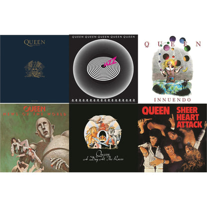 Greatest Hits 2 (180G/Dl Card) & Jazz & Innuendo (2LP) & News Of The World & Day At The Races & Sheer Heart Attack (Half-Speed LP Vinyl)
