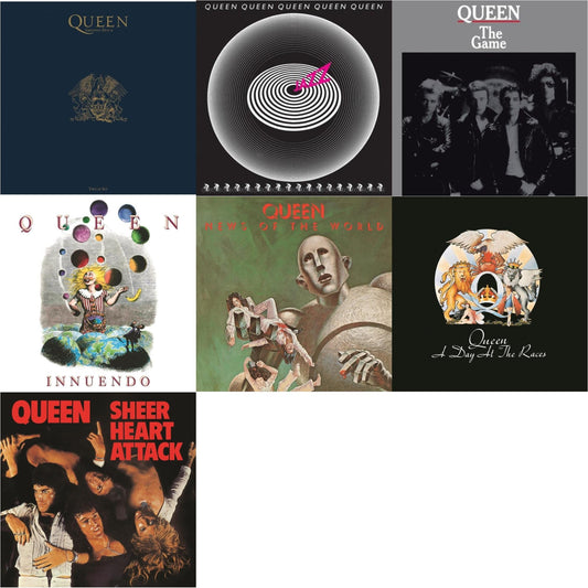 Greatest Hits 2 (180G/Dl Card) & Jazz & Game & Innuendo (2LP) & News Of The World & Day At The Races & Sheer Heart Attack (Half-Speed LP Vinyl)