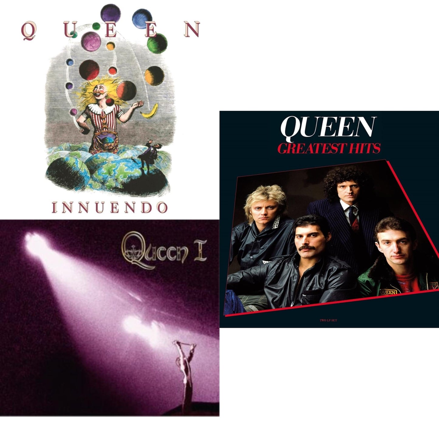 Innuendo (2LP) & Queen I (2024 Mix)  & Greatest Hits 1 (180G)