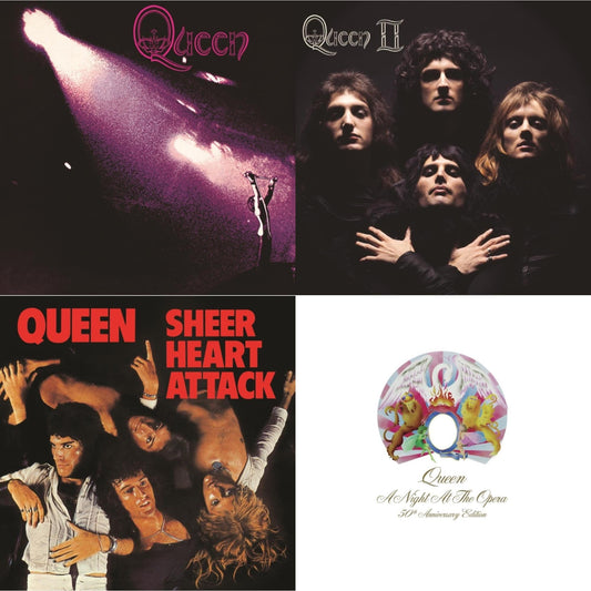 Queen & Queen Ii & Sheer Heart Attack (Half-Speed LP Vinyl) & Night At The Opera (180G/Clear LP Vinyl)