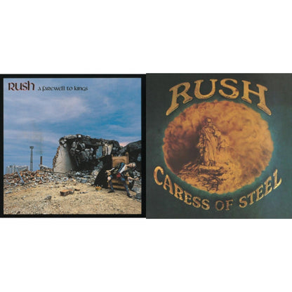 Rush - Caress Of Steel (180G/Dl Card) & Farewell To Kings (180G) - LP Vinyl Bundle