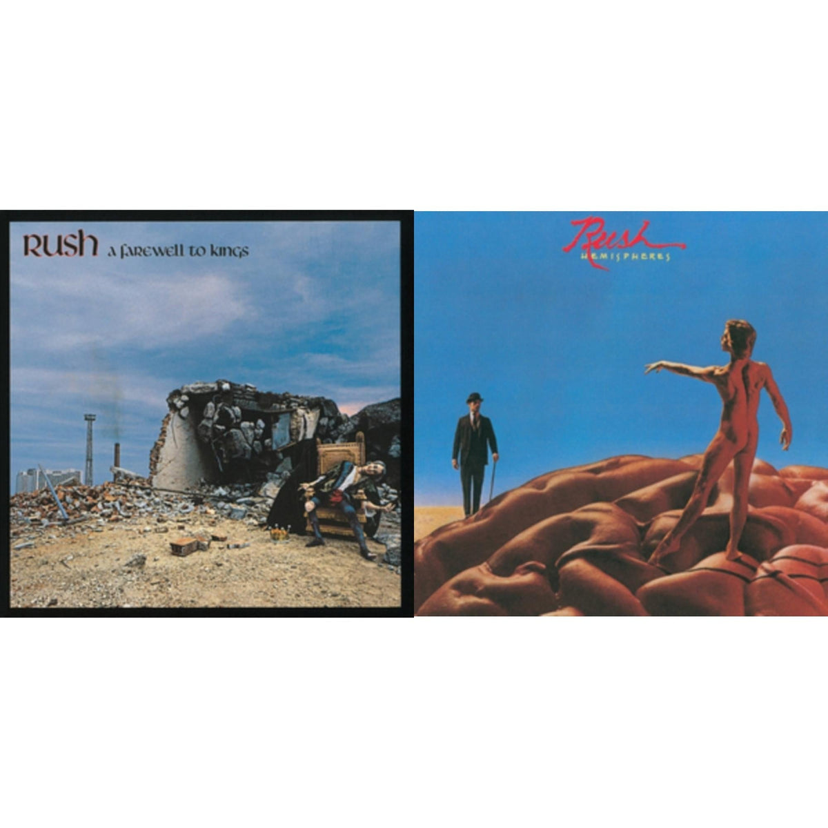 Farewell To Kings (180G) & Hemispheres (180G)