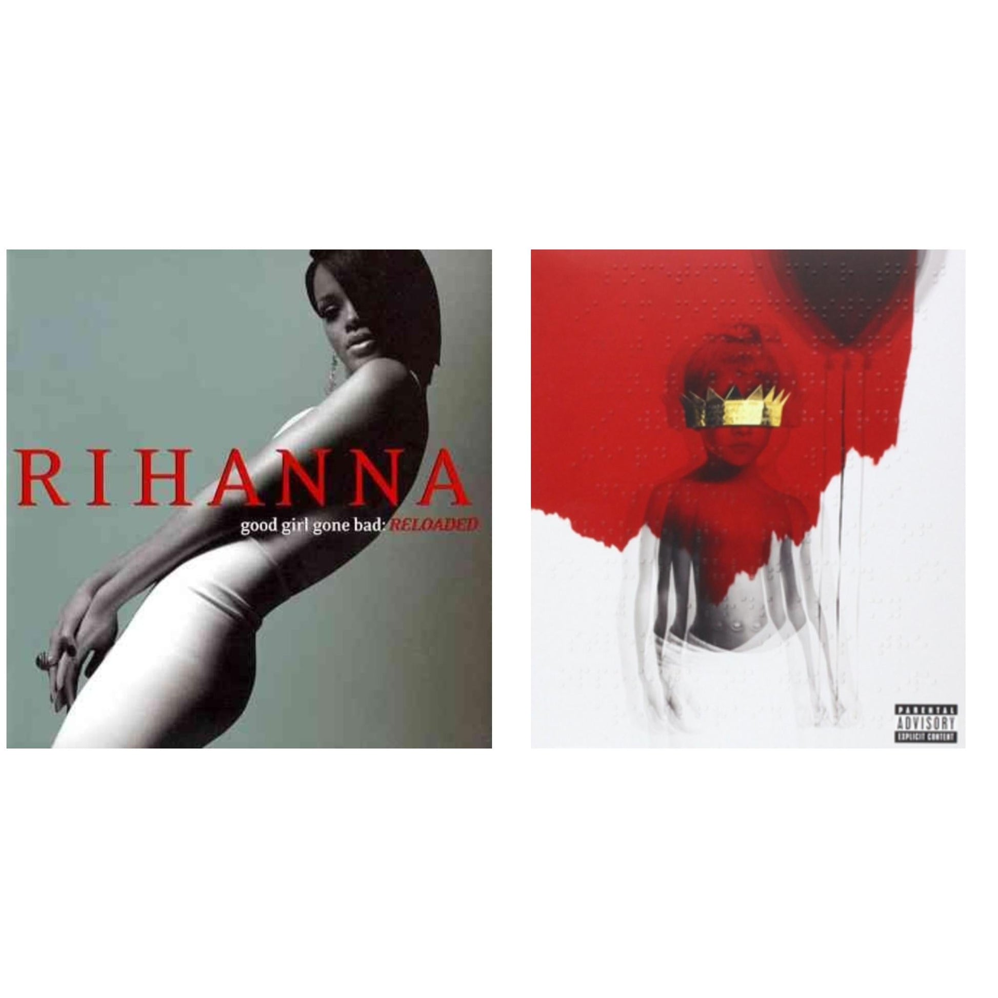 This is a 2 CD SKU bundle.
1.This CD is brand new.Format: CDMusic Style: EuropopThis item's title is: Good Girl Gone Bad: ReloadedArtist: RihannaLabel: DEF JAMBarcode: 602517721425Release Date: 6/17/2008
2.This CD is brand new.