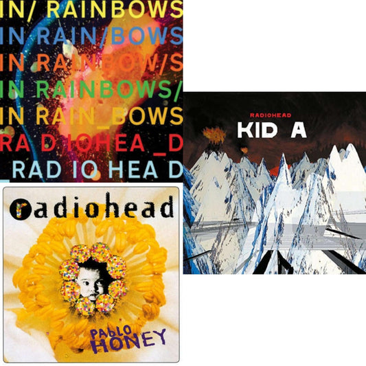 In Rainbows (180G) & Pablo Honey (180G) & Kid A (2LP/180G)