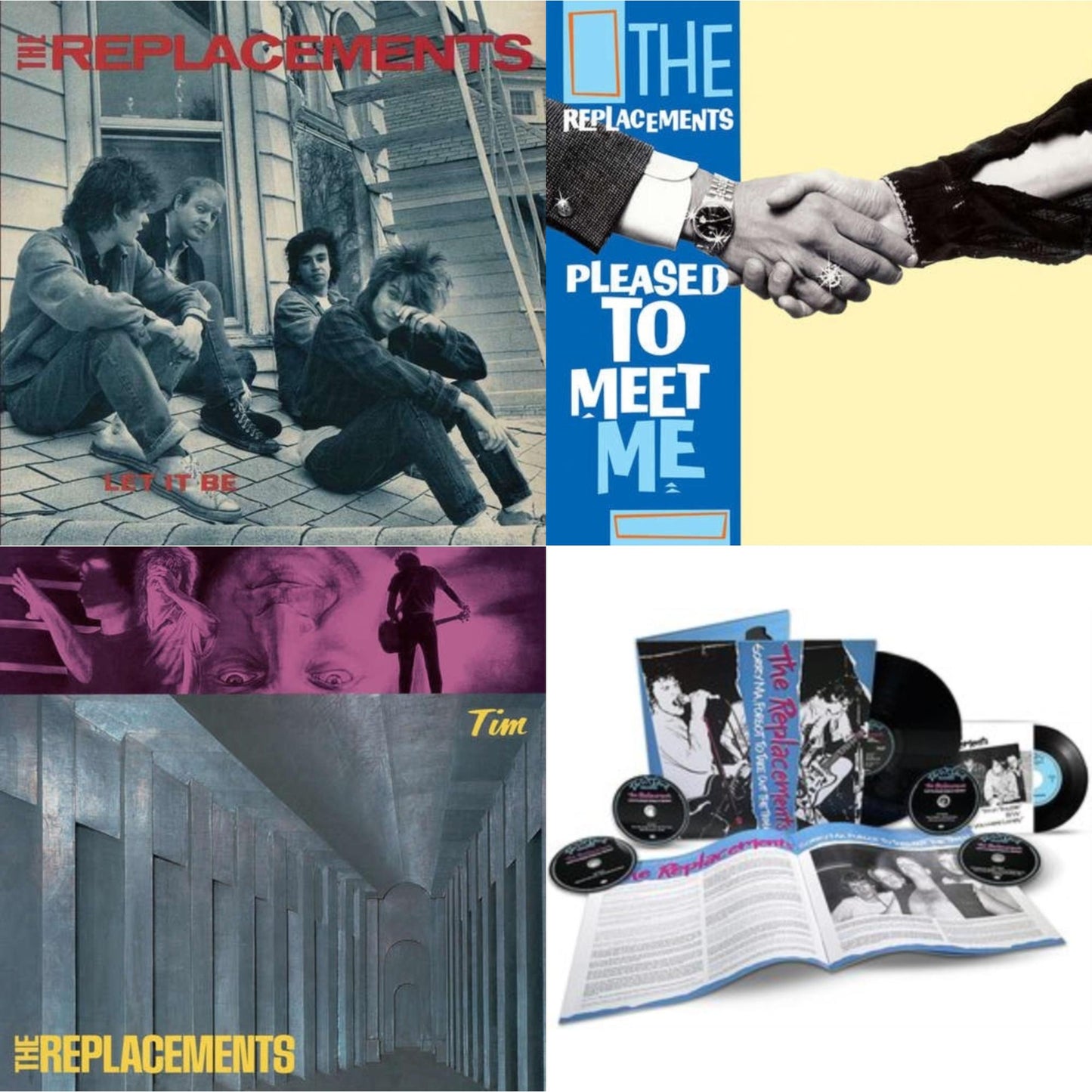 This is a 4 LP Vinyl SKU bundle.
1.This LP Vinyl is brand new.Format: LP VinylMusic Style: Alternative RockThis item's title is: Let It BeArtist: ReplacementsLabel: RHINO/RYKOBarcode: 081227954710Release Date: 1/19/2016
2.This LP Vinyl is brand new.