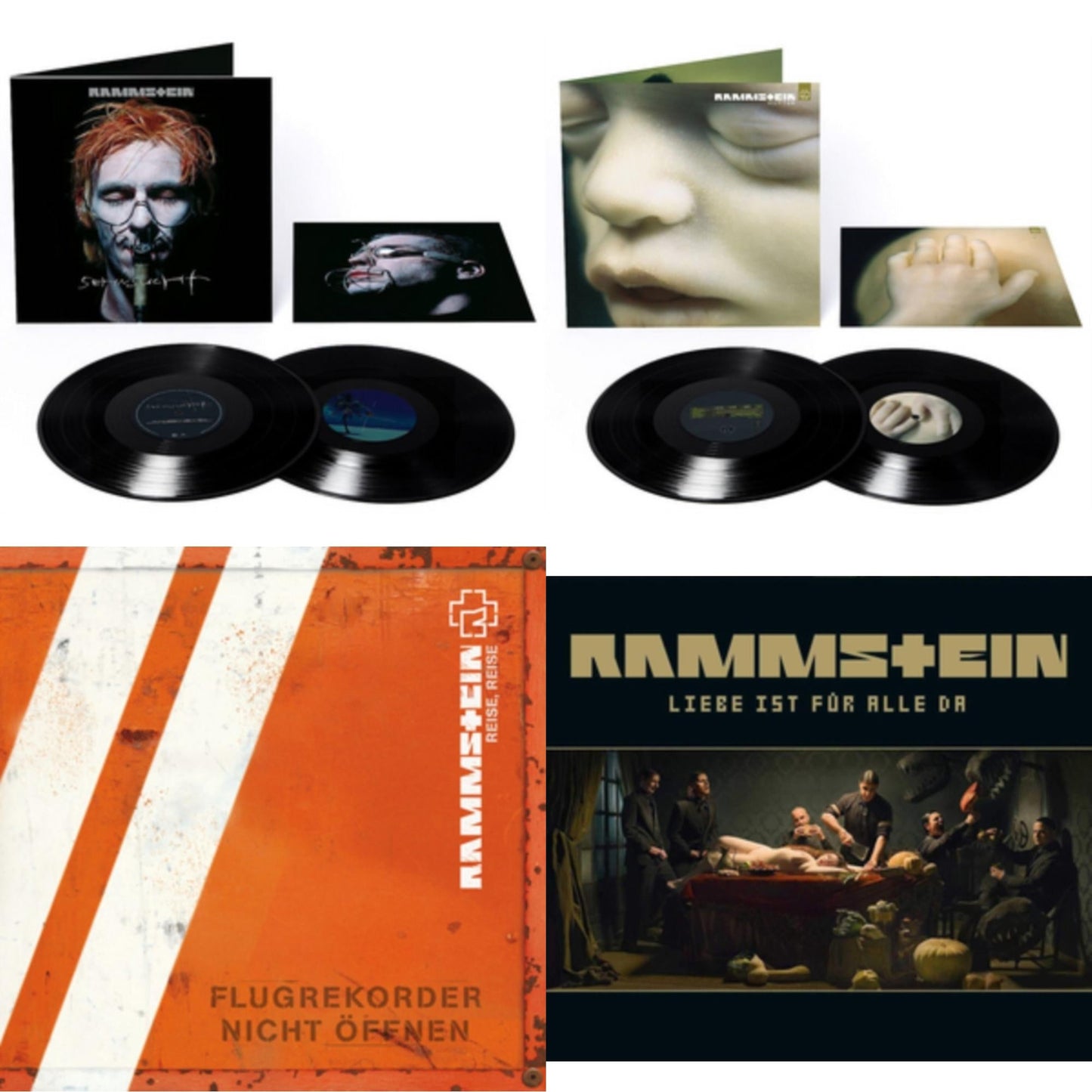 Sehnsucht (Limited 2LP) & Mutter (Limited 2LP) & Reise, Reise (Limited 2LP) & Liebe Ist Für Alle Da (Limited 2LP)