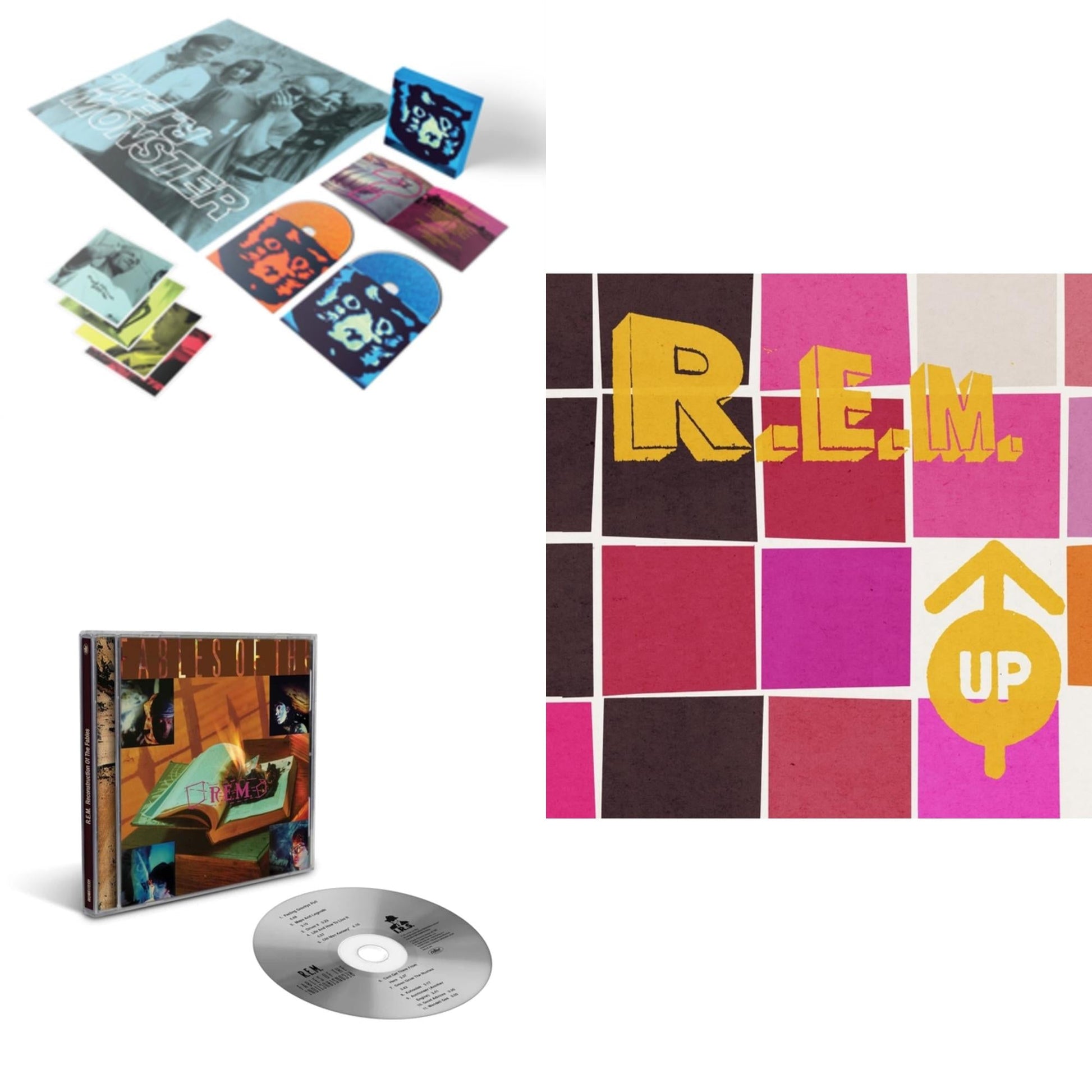 This is a 3 CD SKU bundle.
1.This CD is brand new.Format: CDMusic Style: Alternative RockThis item's title is: Monster (2 CD)Artist: R.E.M.Label: CRAFT RECORDINGSBarcode: 888072111455Release Date: 11/1/2019
2.This CD is brand new.