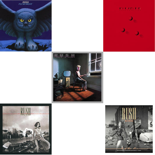 Fly By Night (180G) & Permanent Waves (180G) & Power Windows (180G) & Hold Your Fire (180G) & Roll Of The Dice