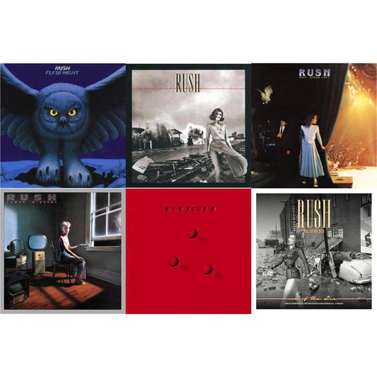 Fly By Night (180G) & Permanent Waves (180G) & Exit Stage Left (180G) & Power Windows (180G) & Hold Your Fire (180G) & Roll Of The Dice