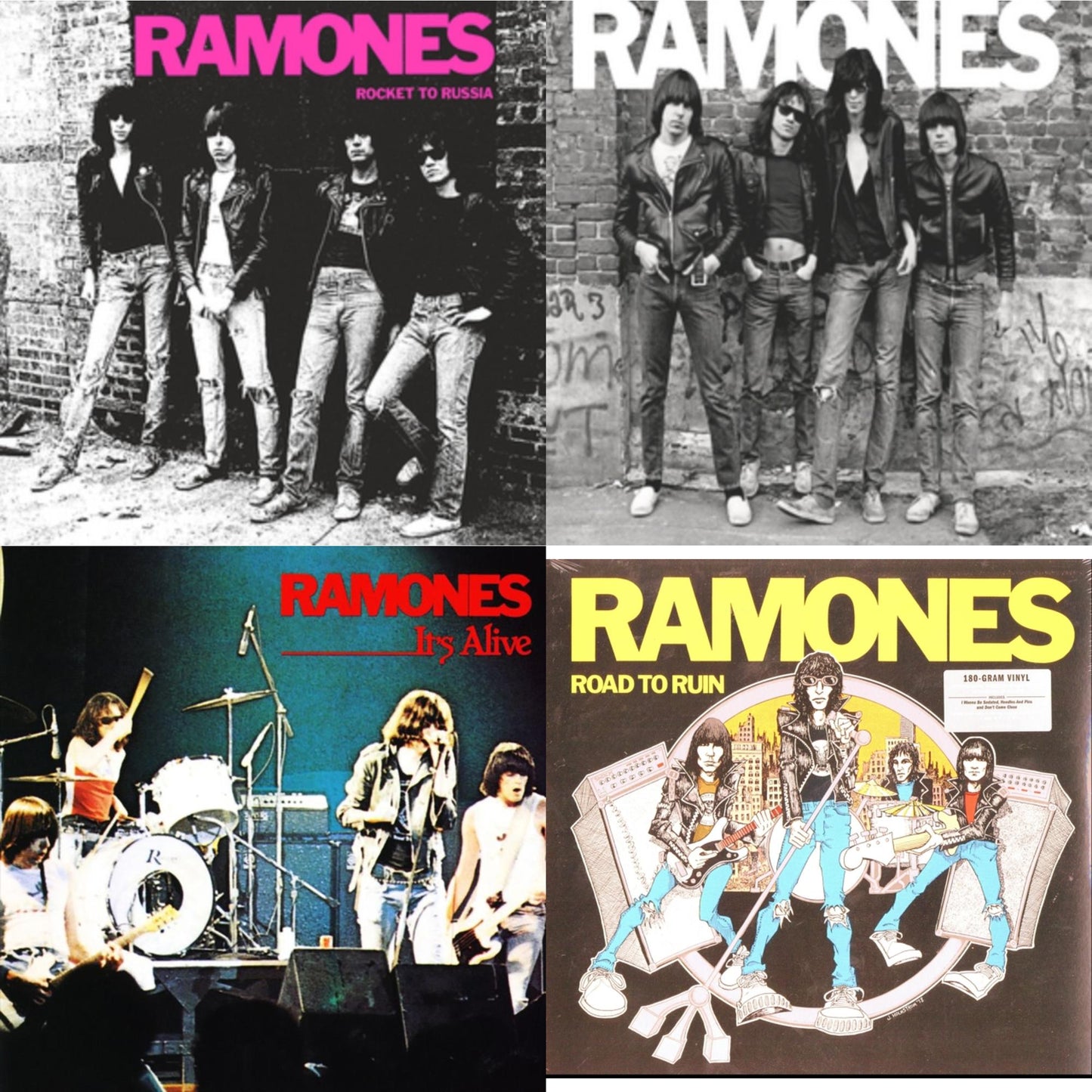 Rocket To Russia (Remastered) & Ramones (Remastered) & It's Alive (2019 Remaster) & Road To Ruin (Remastered)