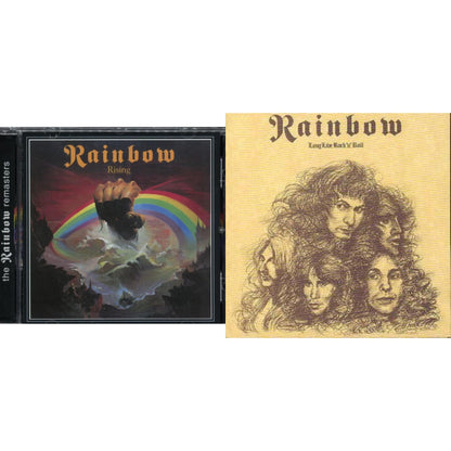 This is a 2 CD SKU bundle.
1.This CD is brand new.Format: CDMusic Style: Hard RockThis item's title is: Rainbow RisingArtist: RainbowLabel: POLYDORBarcode: 731454736121Release Date: 4/27/1999
2.This CD is brand new.