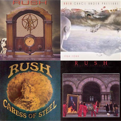 Spirit Of Radio: Greatest Hits 1974 -1987 & Grace Under Pressure Tour Live & Caress Of Steel & Moving Pictures (Remastered)