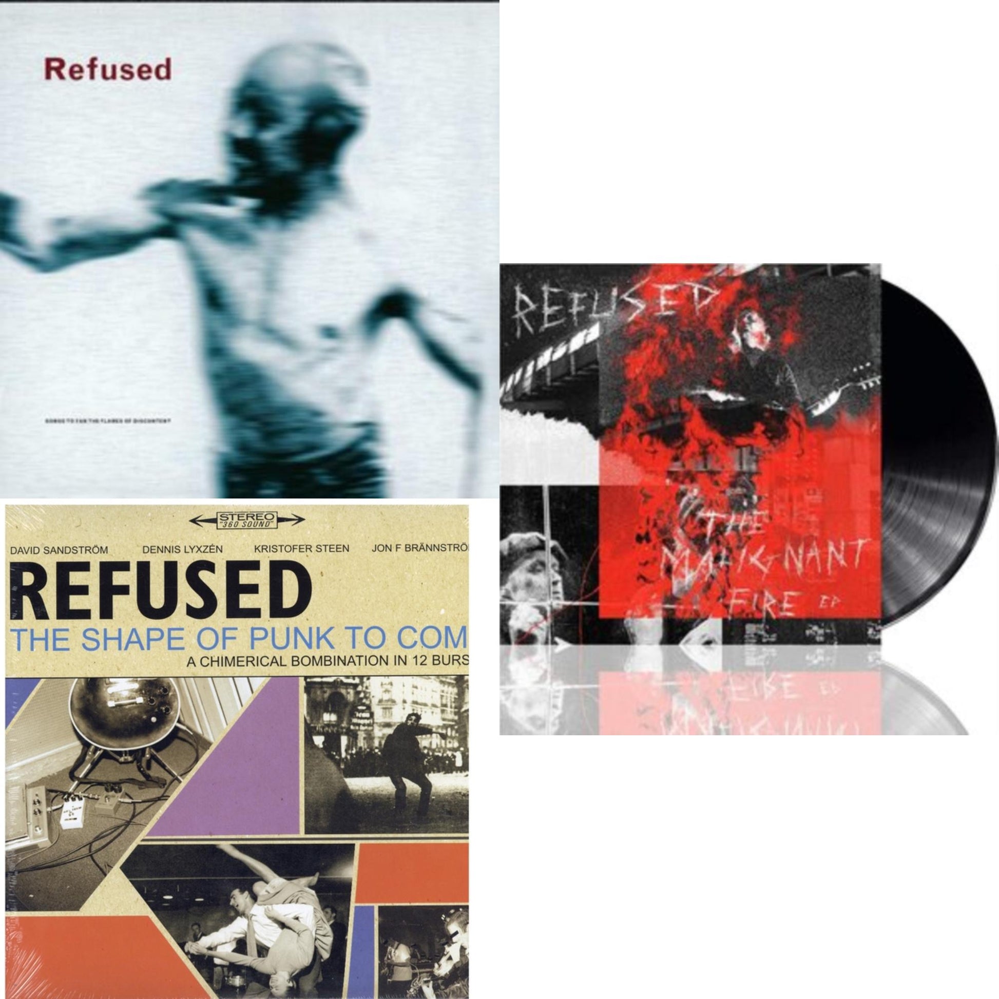 This is a 3 LP Vinyl SKU bundle.
1.This LP Vinyl is brand new.Format: LP VinylMusic Style: HardcoreThis item's title is: Songs To Fan The Flames Of Discontent (25Th Anniv)Artist: RefusedLabel: EPITAPHBarcode: 045778203536Release Date: 7/8/2022
2.This LP Vinyl is brand new.