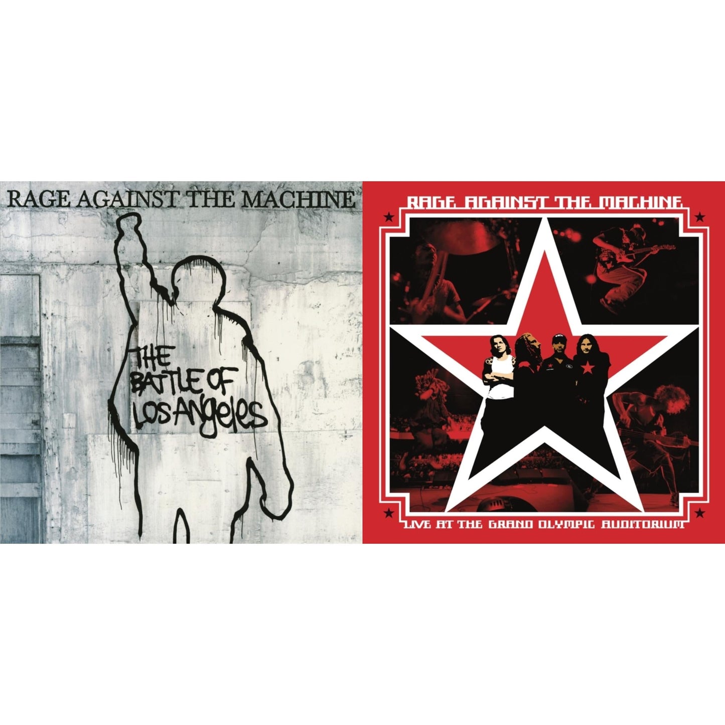 This is a 2 LP Vinyl SKU bundle.
1.This LP Vinyl is brand new.Format: LP VinylThis item's title is: Battle Of Los Angeles (180G LP Vinyl)Artist: Rage Against The MachineLabel: LEGACY/ EPICBarcode: 190758511917Release Date: 9/28/2018
2.This LP Vinyl is brand new.