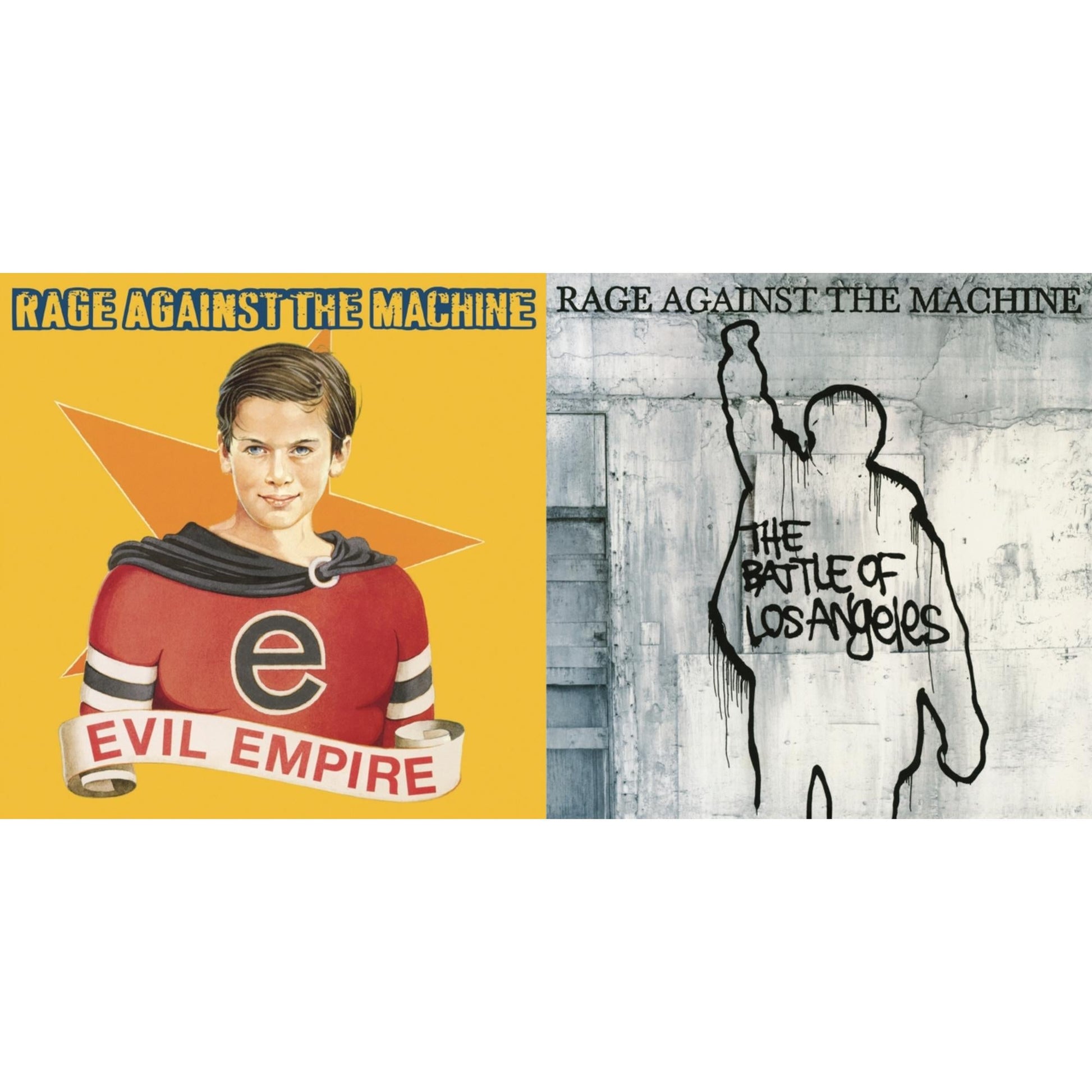 This is a 2 LP Vinyl SKU bundle.
1.This LP Vinyl is brand new.Format: LP VinylMusic Style: Alternative RockThis item's title is: Evil Empire (Pa) (180G)Artist: Rage Against The MachineLabel: LEGACY/ EPICBarcode: 190758512013Release Date: 9/28/2018
2.This LP Vinyl is brand new.